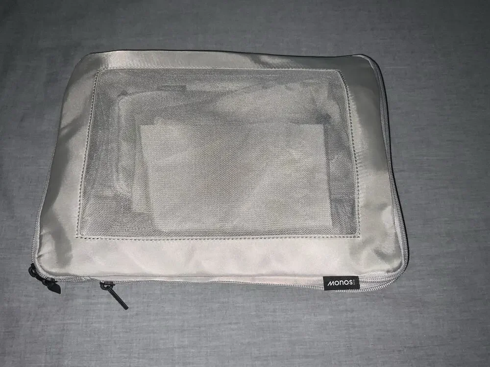 MONOS COMPRESSIBLE PACKING CUBES Gray SET OF FOUR — Never Used